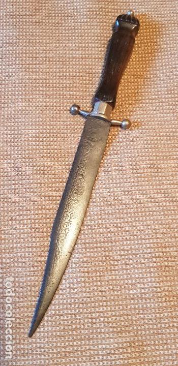 daga cuchillo antiguo colonial toledo - Compra venta en todocoleccion