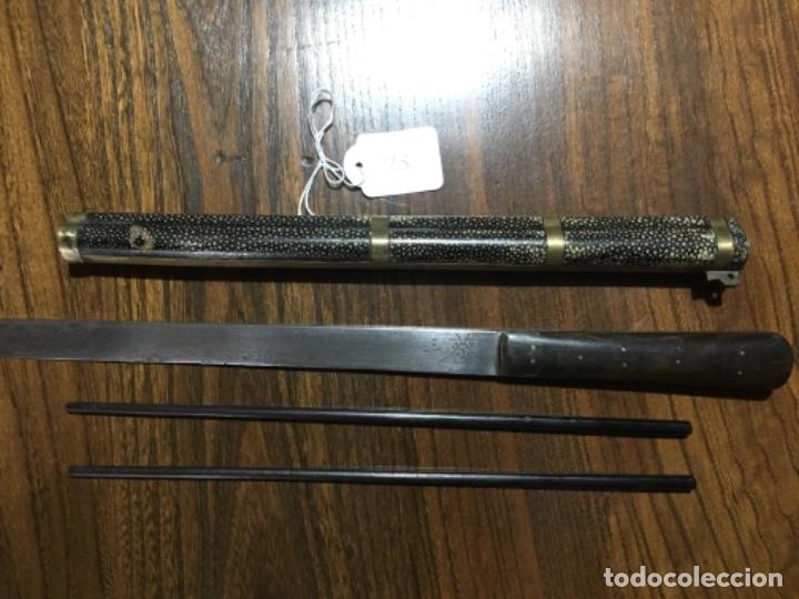 Militaria: Estuche de cocina Chino de cuchillo y palillos - Foto 1 - 161026458