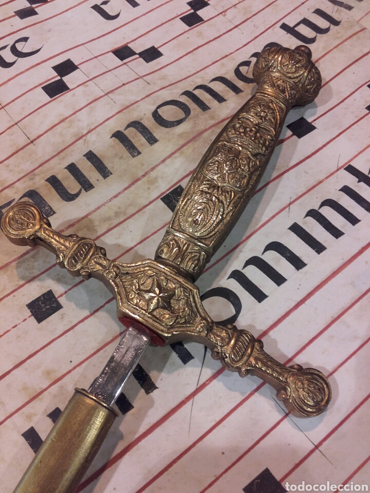 Militaria: ANTIGUA ESPADA DE CE&Ntilde;IR. - Foto 7