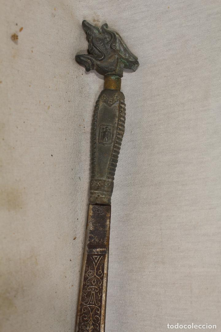 Militaria: cimitarra con dragon - Foto 1
