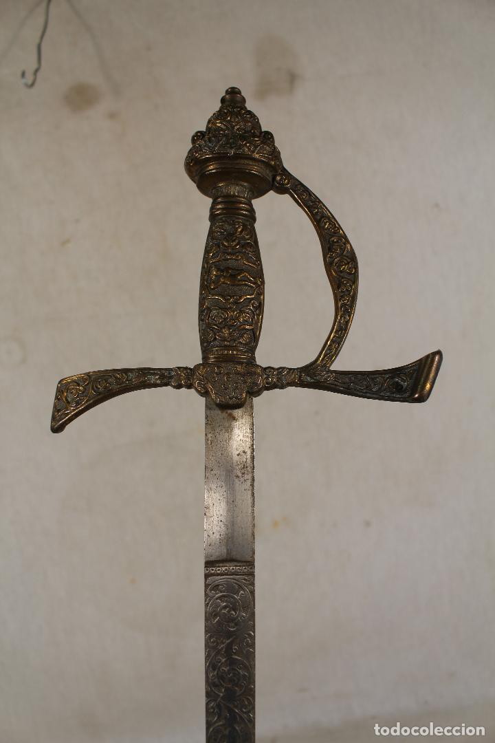 Militaria: espada de corsario ingles - Foto 5