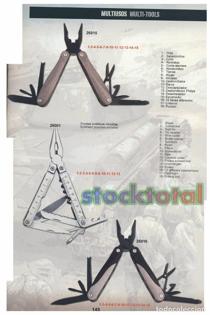 Militaria: ALICATE HERRAMIENTA MULTIUSOS MULTIFUNCION NAVAJAS 26015 P14 - Foto 6