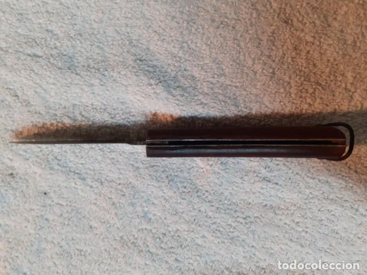 Militaria: Navaja mango madera - Foto 6