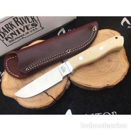Militaria: Cuchillo Bark River GamesKeeper Micarta Marfil BA121MAI