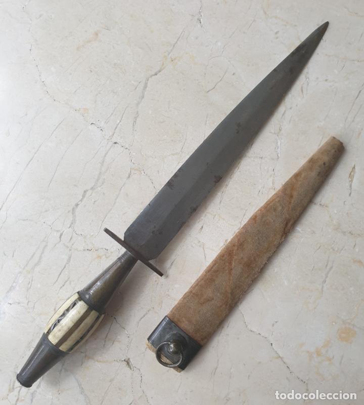 magnifico cuchillo,puñal antiguo de gran calida - Comprar Armas Blancas ...