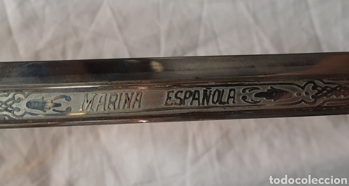 Militaria: Espada sable de marina Espa&ntilde;ola - Foto 12