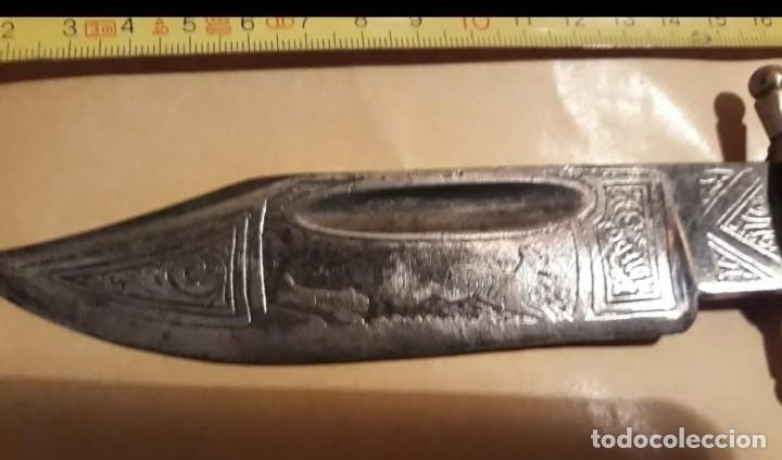 Militaria: Antiguo cuchilo de caza - Foto 3