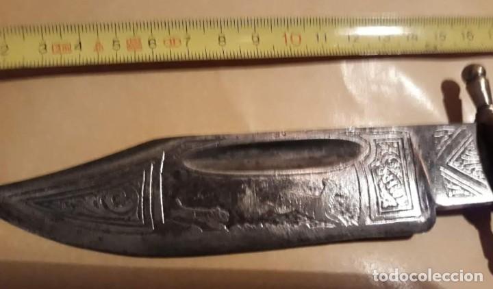 Militaria: Antiguo cuchilo de caza - Foto 4