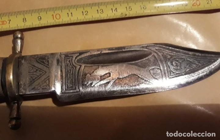 Militaria: Antiguo cuchilo de caza - Foto 5