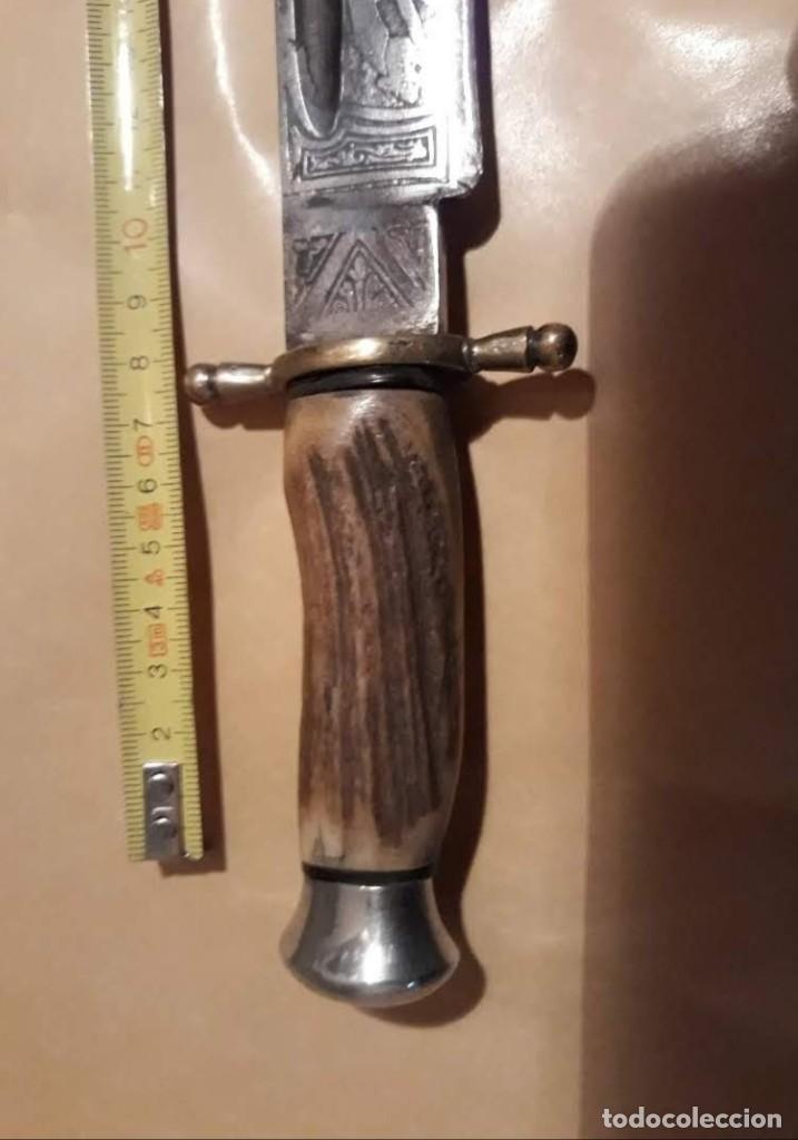 Militaria: Antiguo cuchilo de caza - Foto 7
