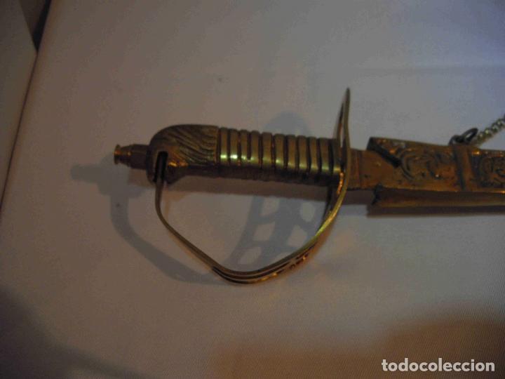 Militaria: SABLE METAL DORADO - Foto 3