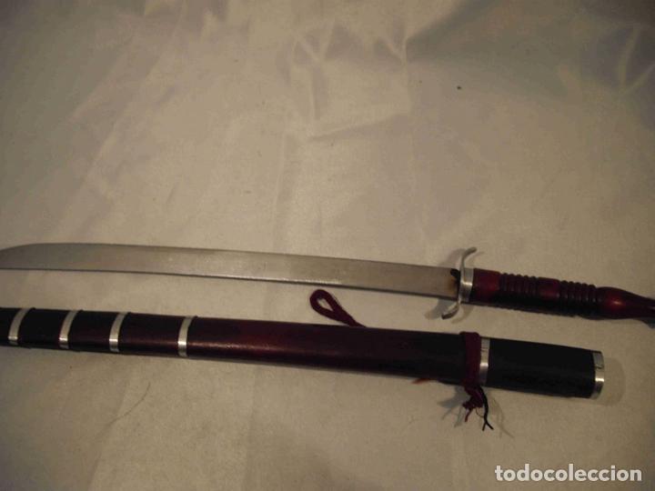 Militaria: SABLE FUNDA MADERA - Foto 2