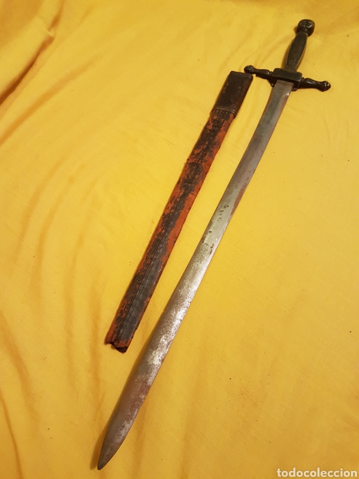 Militaria: Antigua espada mango de bronce - Foto 5