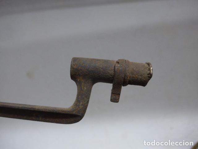 Militaria: Antigua bayoneta de cubo original de siglo XIX - Foto 5 - 269310813