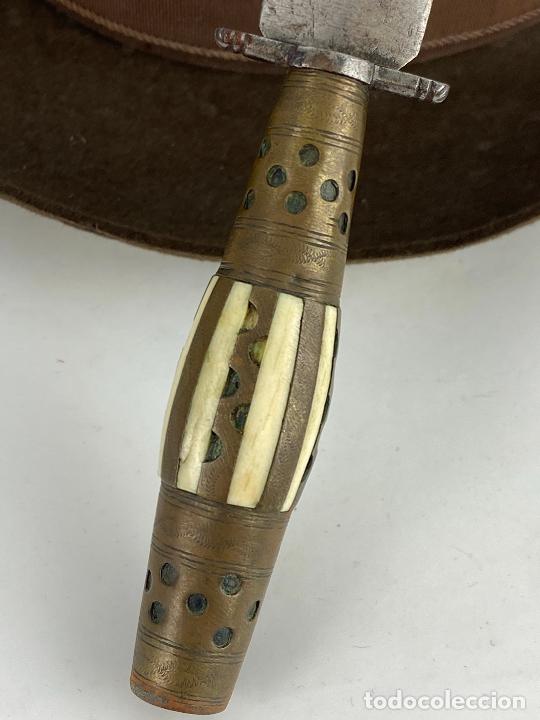 Militaria: Antiguo cuchillo de albacete siglo XIX - 25 cm - Foto 2 - 288911163
