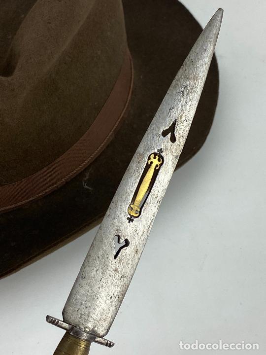Militaria: Antiguo cuchillo de albacete siglo XIX - 25 cm - Foto 3 - 288911163