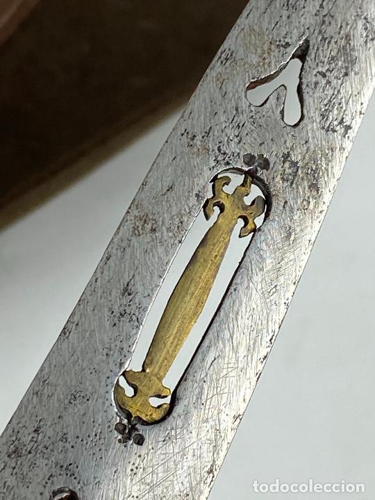 Militaria: Antiguo cuchillo de albacete siglo XIX - 25 cm - Foto 6 - 288911163