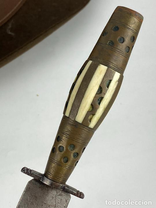 Militaria: Antiguo cuchillo de albacete siglo XIX - 25 cm - Foto 7 - 288911163