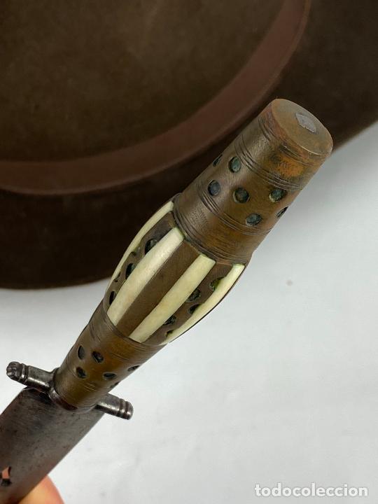 Militaria: Antiguo cuchillo de albacete siglo XIX - 25 cm - Foto 10 - 288911163