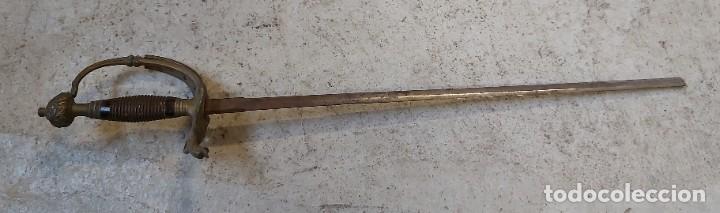 Militaria: Espada de ce&ntilde;ir cortada - Foto 3