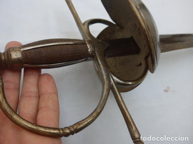Militaria: * Antigua espada boca de caballo de siglo XVIII de caballeria, original. ZX - Foto 11 - 293281443