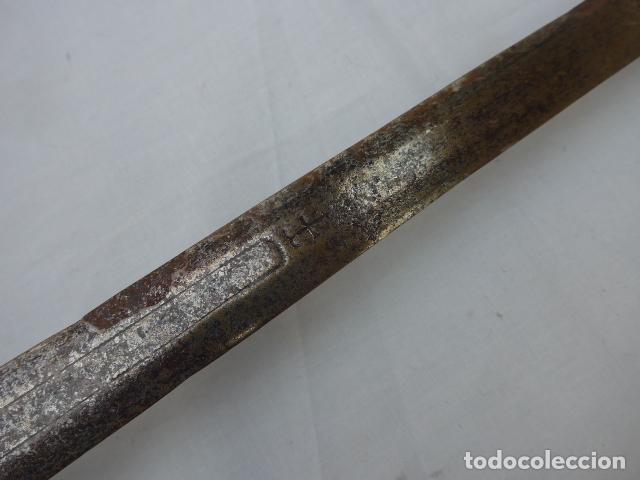 Militaria: * Antigua espada boca de caballo de siglo XVIII de caballeria, original. ZX - Foto 14 - 293281443