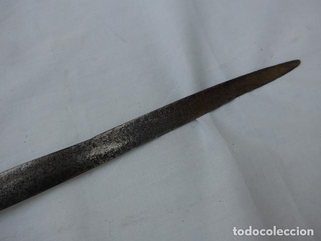Militaria: * Antigua espada boca de caballo de siglo XVIII de caballeria, original. ZX - Foto 16 - 293281443