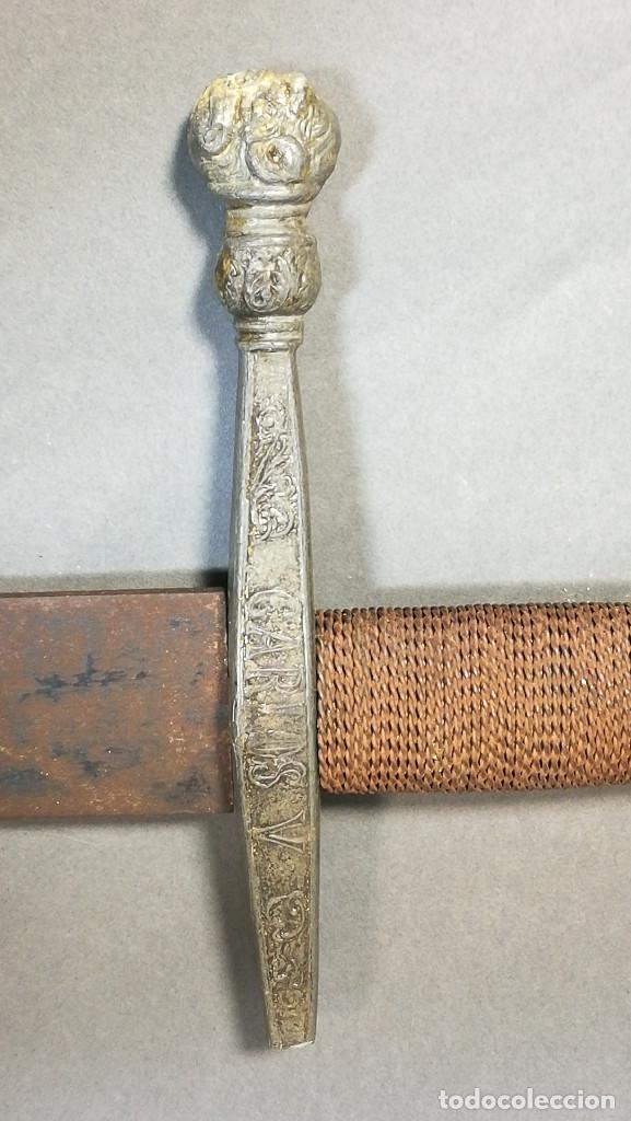 Militaria: ESPADA DE ACERO DECORATIVA - Foto 4