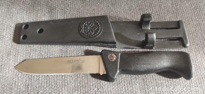 Militaria: Cuchillo AITOR submarinismo - Foto 2