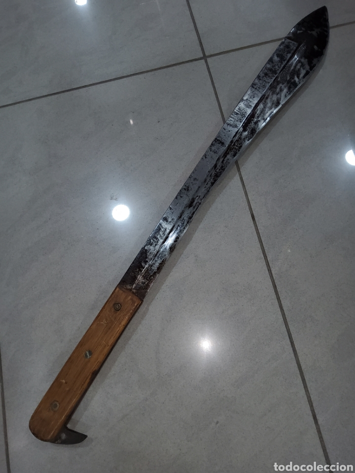 Militaria: Machete antiguo espada - Foto 3