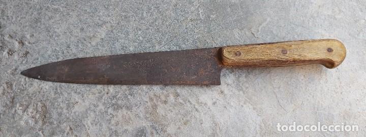 Militaria: Cuchillo de cocina de 31 cms - Foto 5