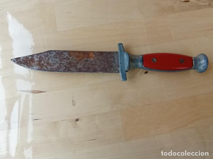 Militaria: ANTIGUO MACHETE SIN MARCAJE - Foto 2