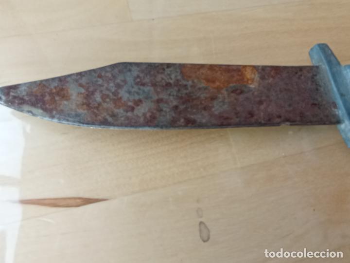 Militaria: ANTIGUO MACHETE SIN MARCAJE - Foto 3