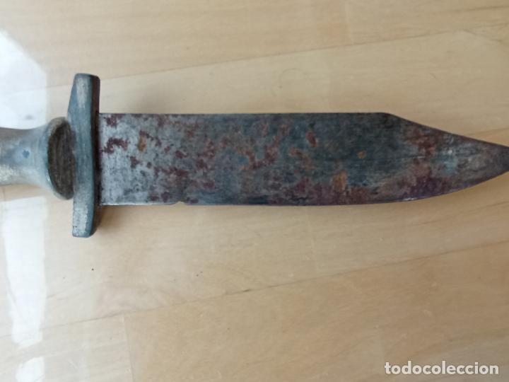 Militaria: ANTIGUO MACHETE SIN MARCAJE - Foto 4