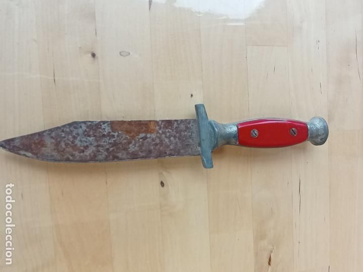 Militaria: ANTIGUO MACHETE SIN MARCAJE - Foto 1