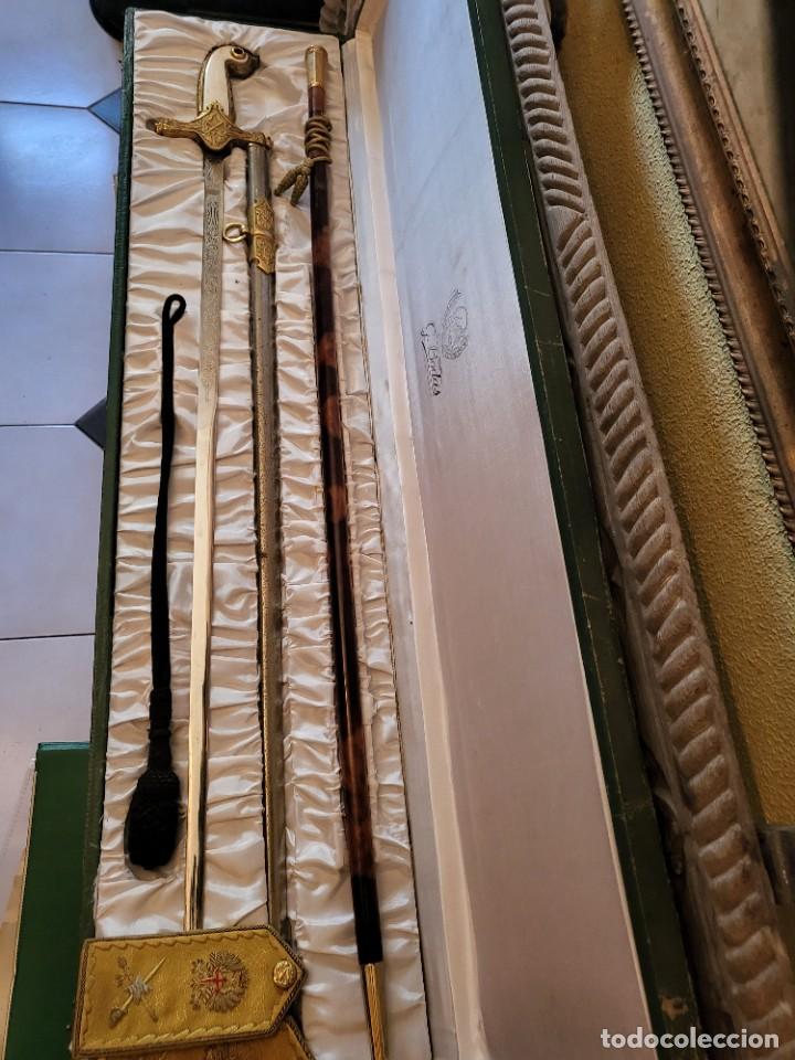 Militaria: Sable de General en estuche de presentaci&oacute;n - Foto 2