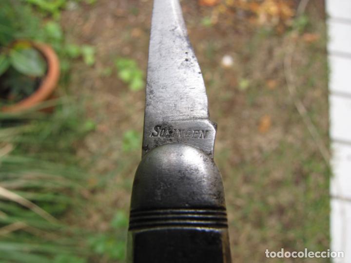 Militaria: 32.- Navaja solingen. Marca le&oacute;n - Foto 7