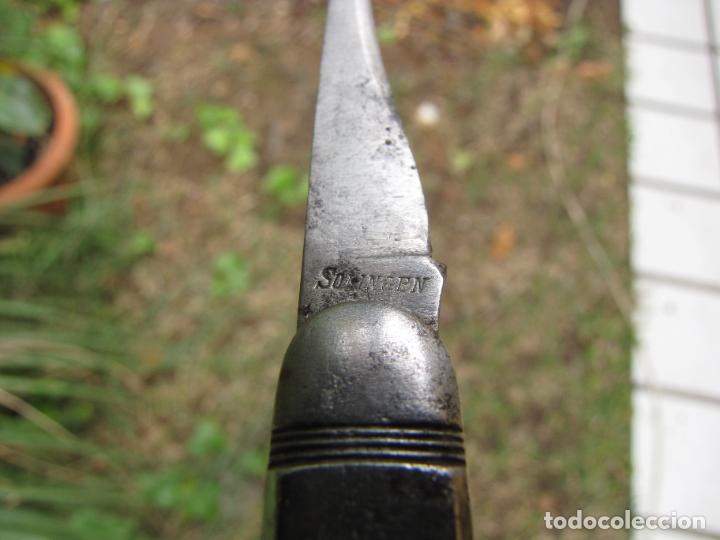 Militaria: 32.- Navaja solingen. Marca le&oacute;n - Foto 8