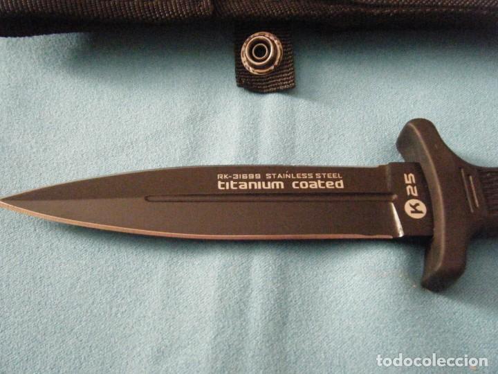 Militaria: CUCHILLO TITANIUM COATED K-25 - Foto 3