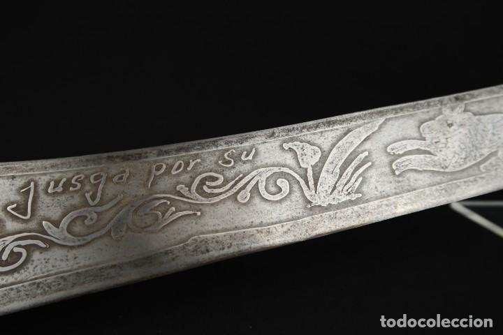 Militaria: Antiguo Machete Mexicano - Foto 21