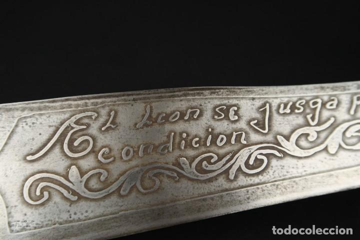 Militaria: Antiguo Machete Mexicano - Foto 23