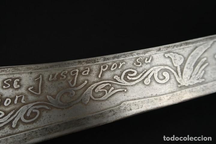 Militaria: Antiguo Machete Mexicano - Foto 24