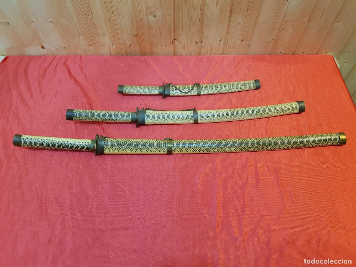 Militaria: -LOTE KATANAS CON FUNDAS - Foto 1