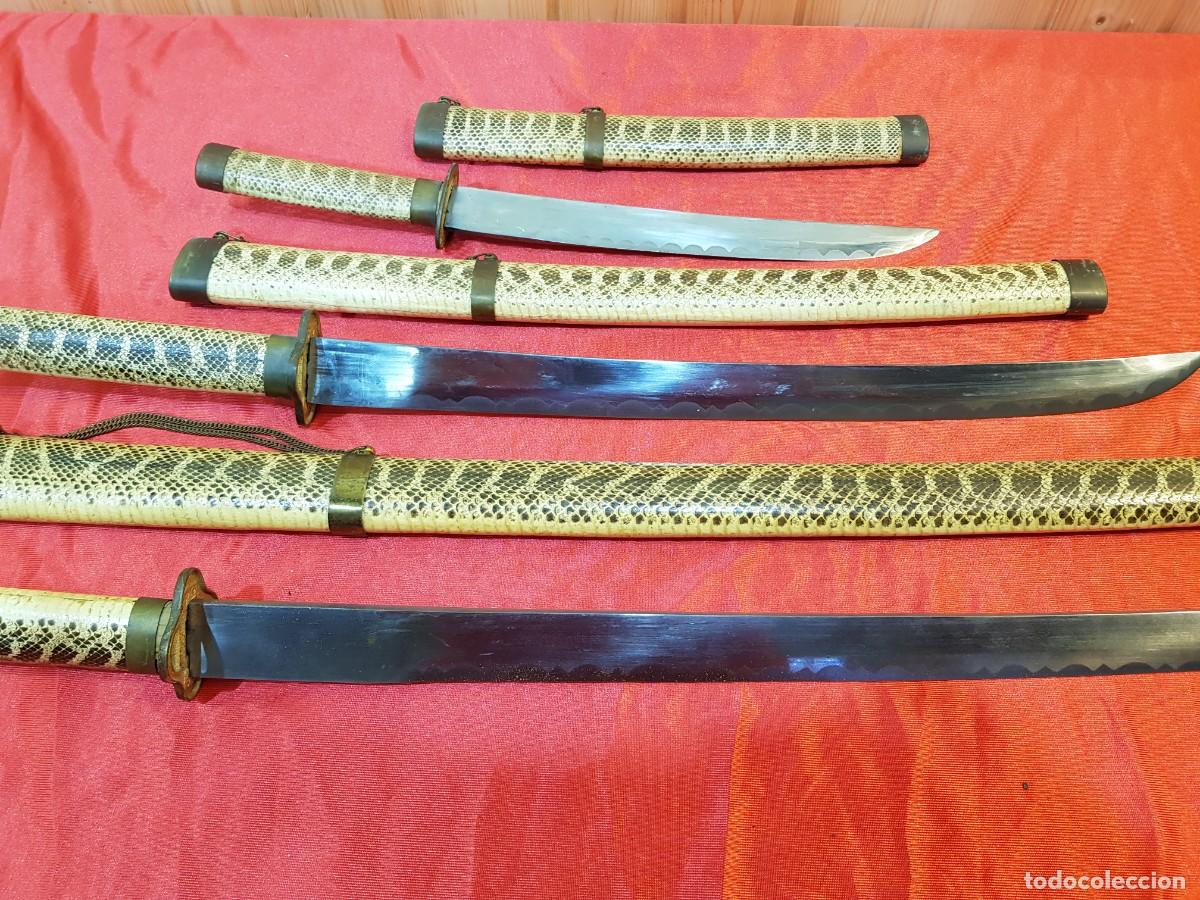 Militaria: -LOTE KATANAS CON FUNDAS - Foto 7