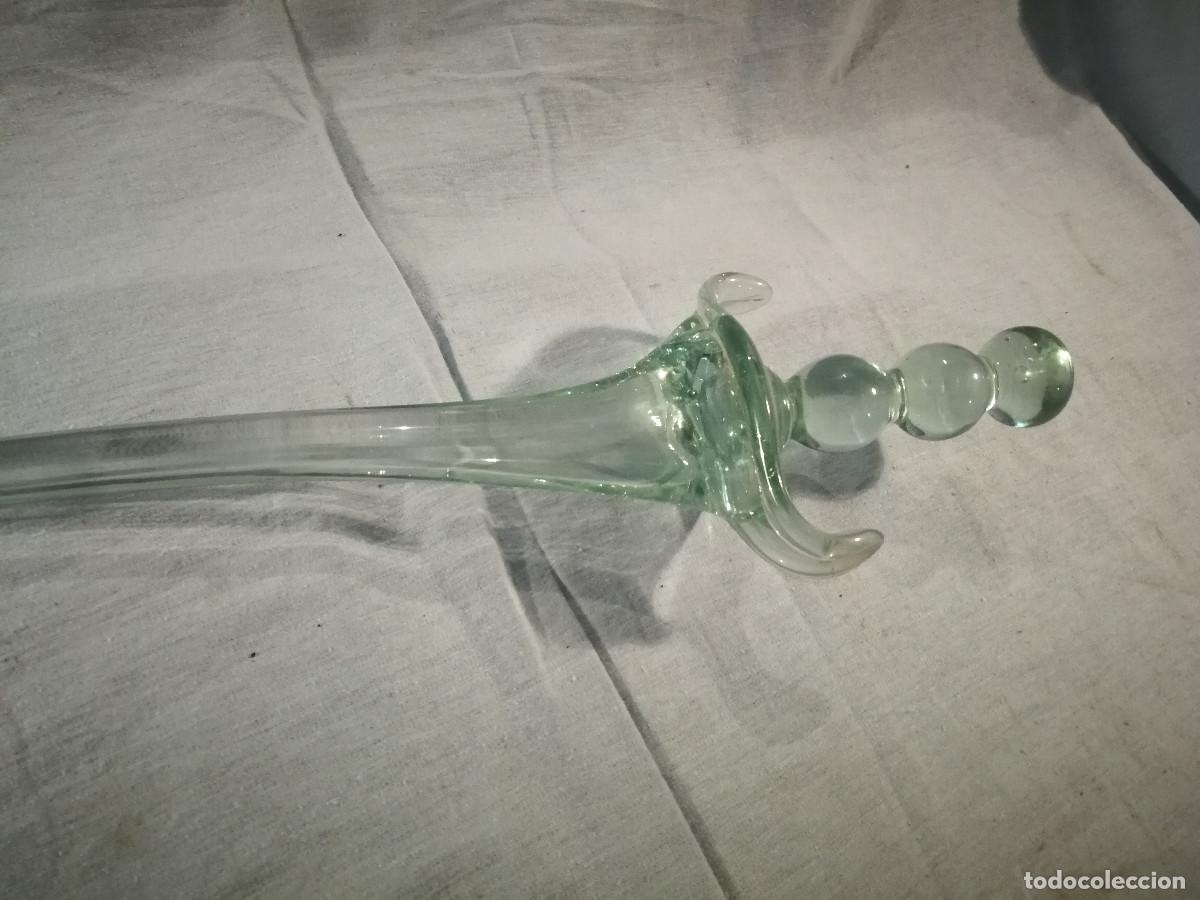 Militaria: Espada de cristal transparente - Foto 5