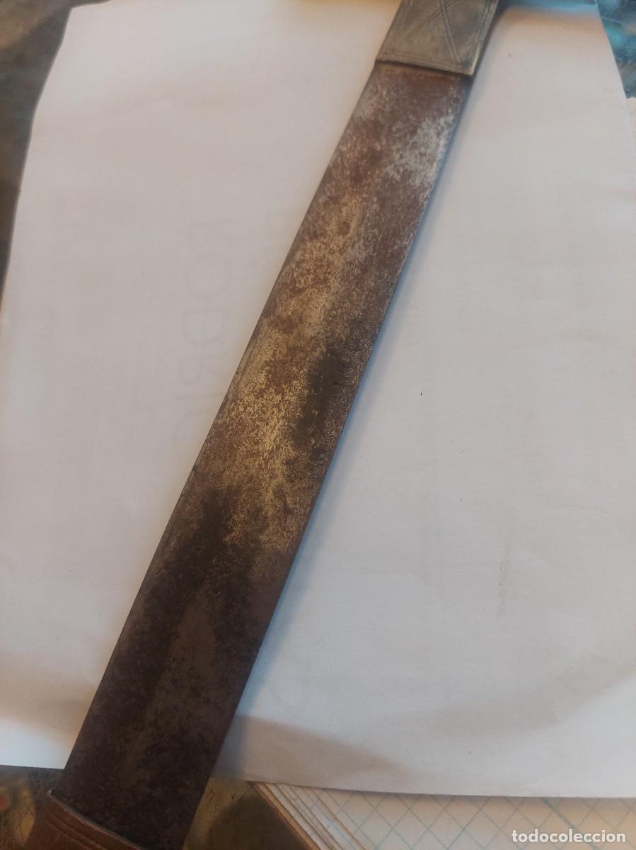Militaria: Daga antigua con vaina - Foto 3