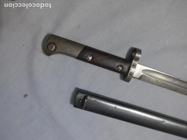 Militaria: CHECOSLOVAQUIA ANTIGUA BAYONETA CHECA LARGA CON FUNDA