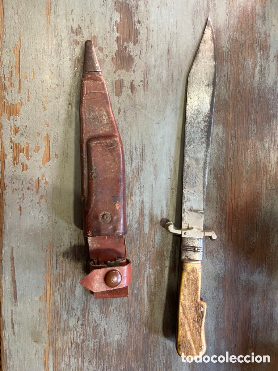 cuchillo caza siglo xix - Compra venta en todocoleccion