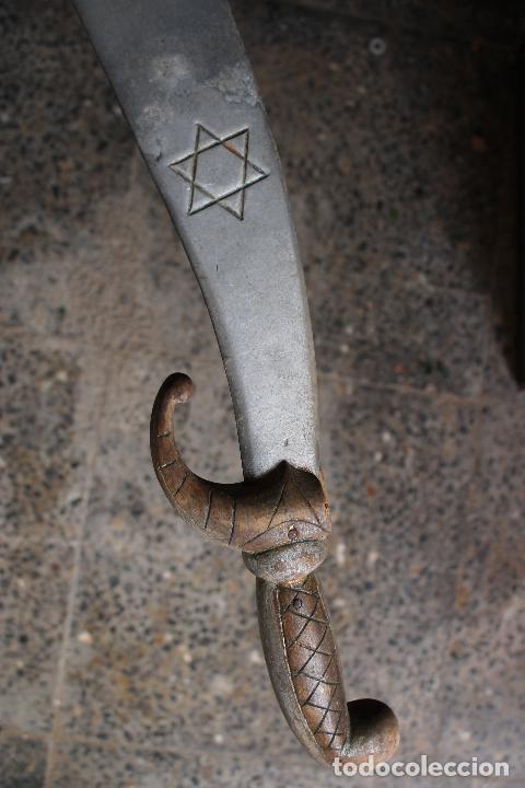 Militaria: espada de aluminio con estrella de david - Foto 2