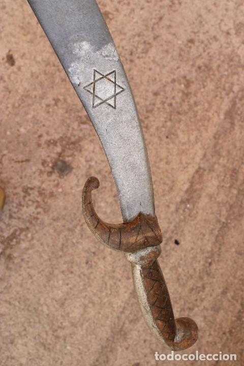 Militaria: espada de aluminio con estrella de david - Foto 3